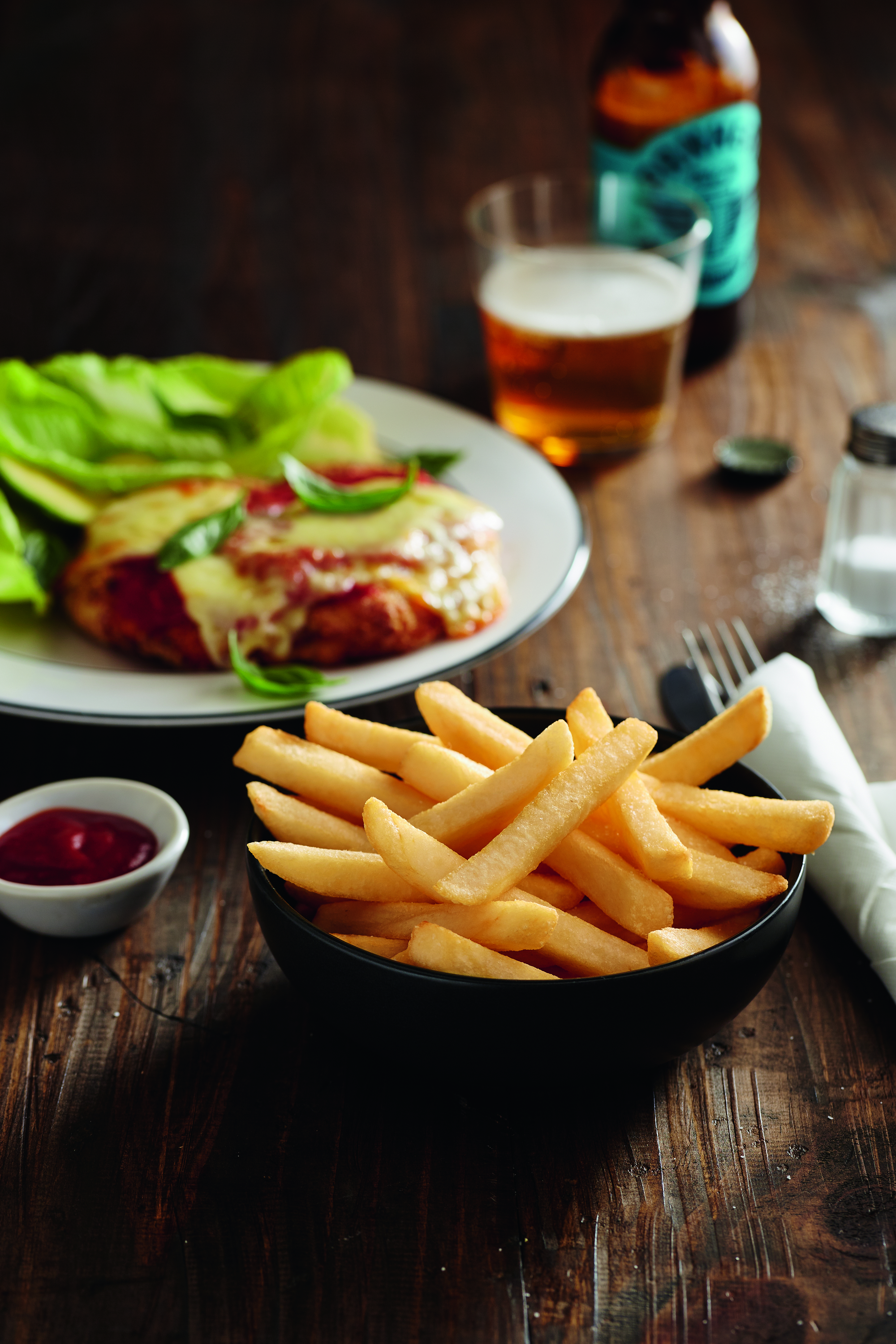 Dish made using McCain Straight Cut Fries 13mm