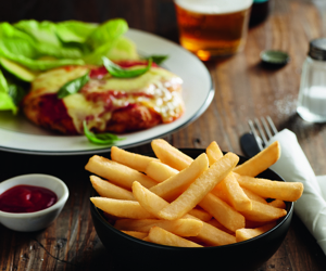 Dish made using McCain Straight Cut Fries 13mm