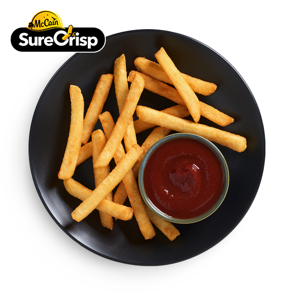 Dish made using McCain SureCrisp™ 10mm Fries