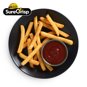 Dish made using McCain SureCrisp™ 10mm Fries