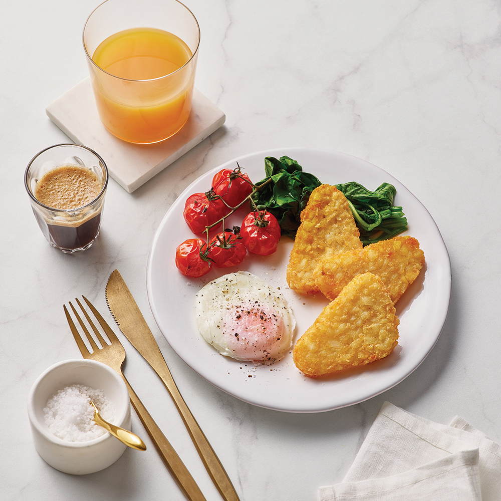Dish made using McCain Hash Brown Triangles
