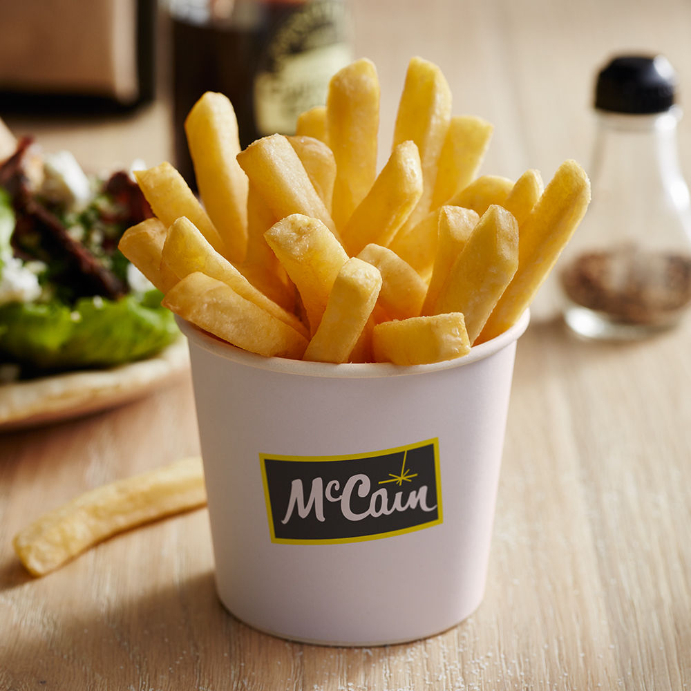 Dish made using McCain Fast Fry Straight Cut Fries 10mm