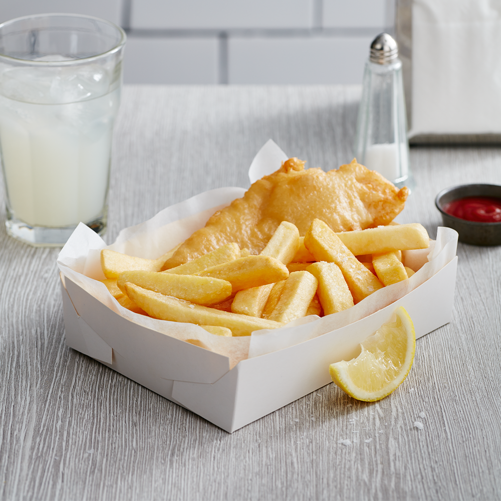 Dish made using McCain Fish Shop Chip