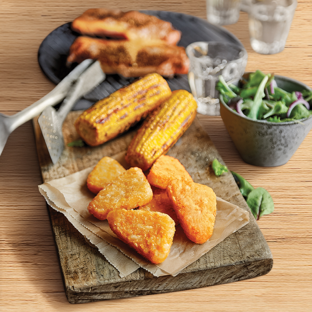 Dish made using McCain Hash Brown Triangles