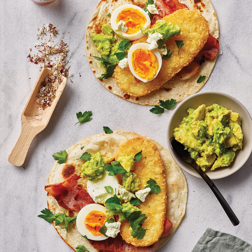 Dish made using McCain Hash Brown Ovals