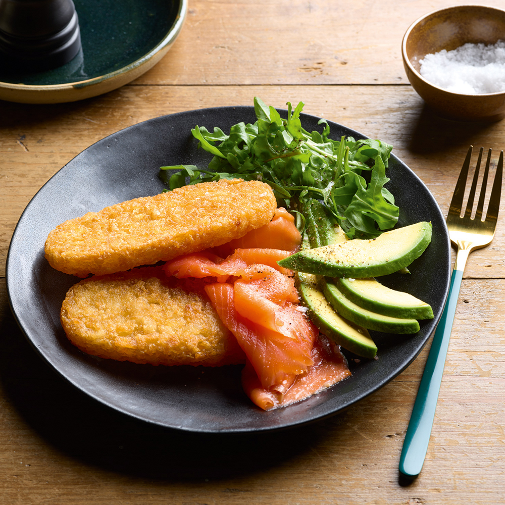Dish made using McCain Hash Brown Ovals