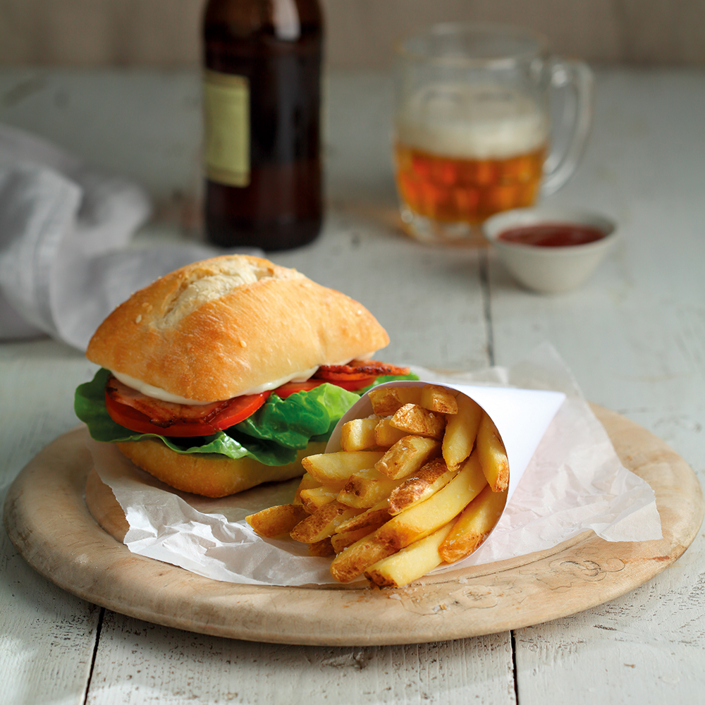 Dish made using McCain Skin On Fries